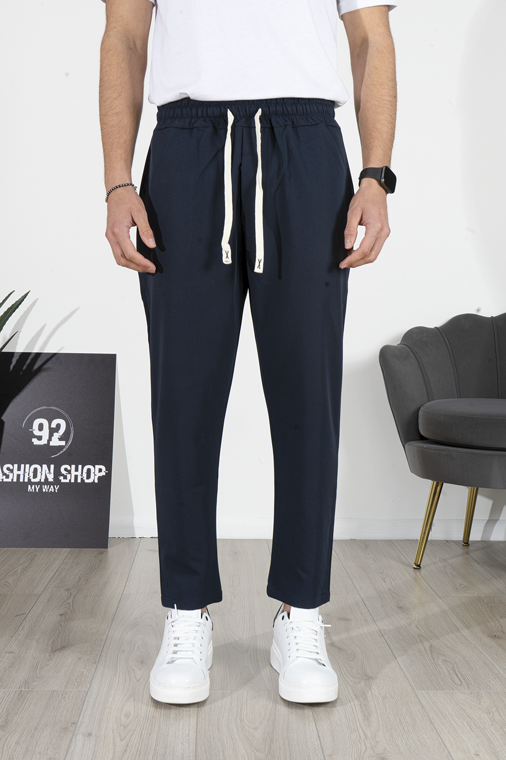 Pantalon de jogging pour homme avec cordon de serrage art. Pt183