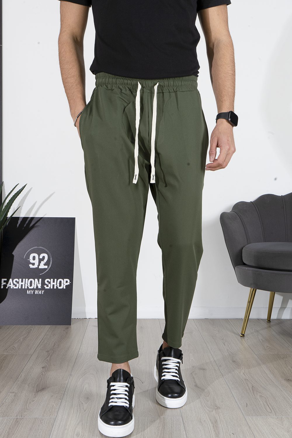 Pantalon de jogging Vita pour homme avec cordon de serrage art. Pt183