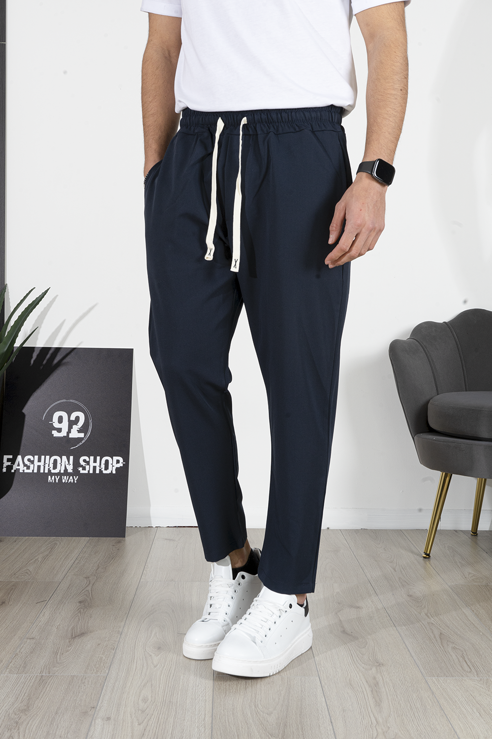 Pantalon de jogging pour homme avec cordon de serrage art. Pt183