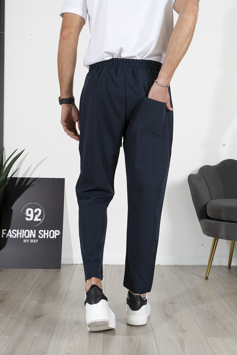 Pantalon de jogging pour homme avec cordon de serrage art. Pt183
