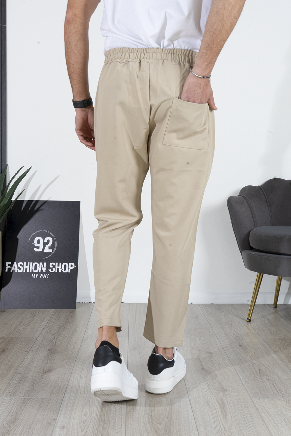 Pantalon de jogging pour homme avec cordon de serrage art. Pt183