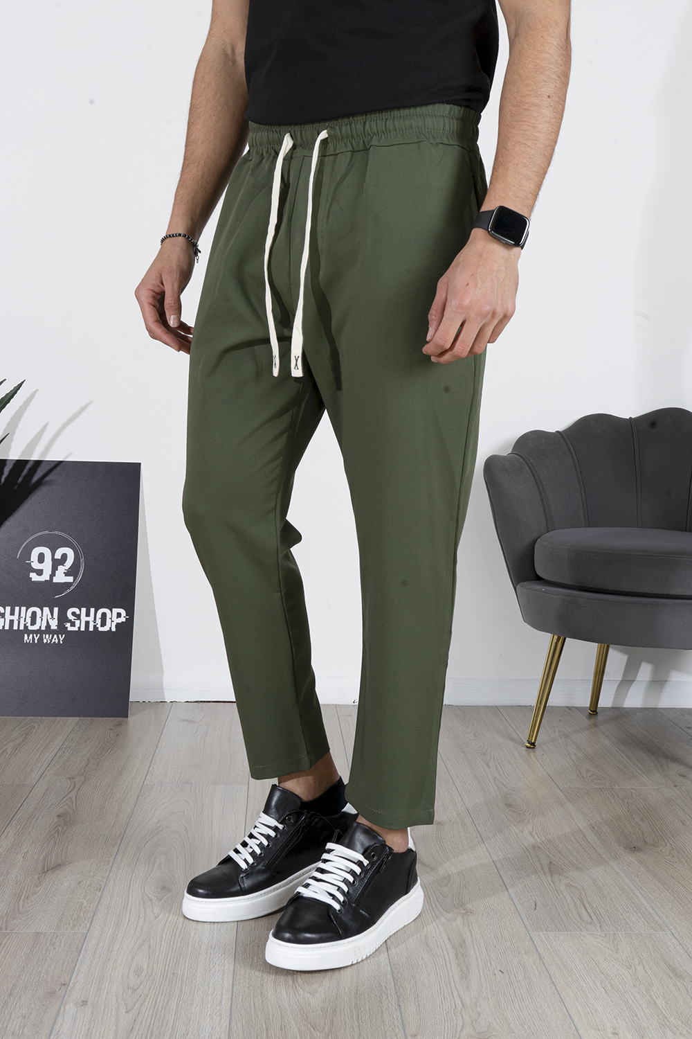 Pantalon de jogging Vita pour homme avec cordon de serrage art. Pt183