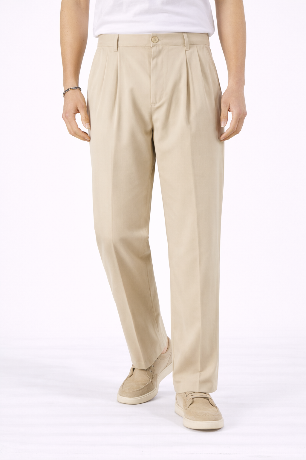 Pantalone Uomo Con bottone elastico Loose Fit Art. Pt173