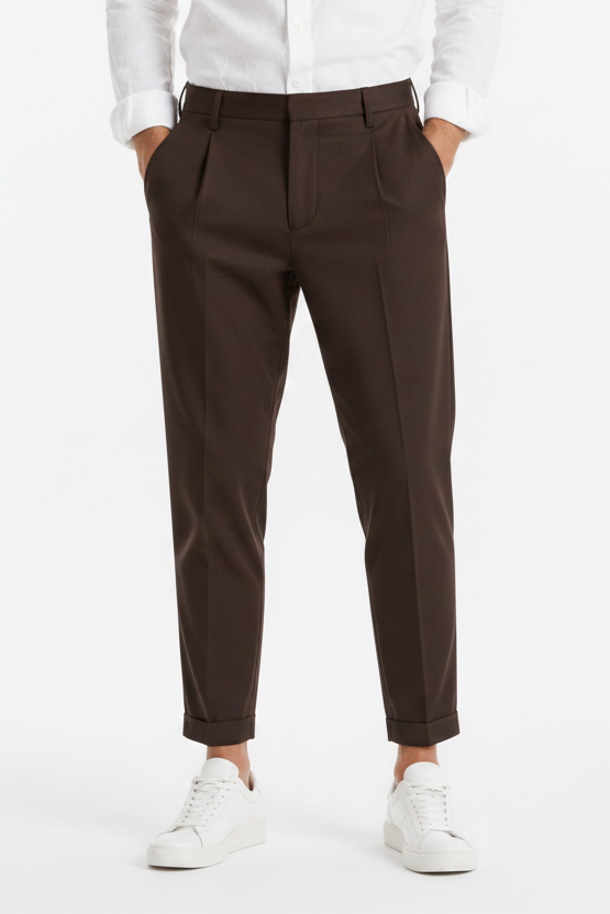 Pantalone Uomo Tapered Fit Con Pinces Art. PT217