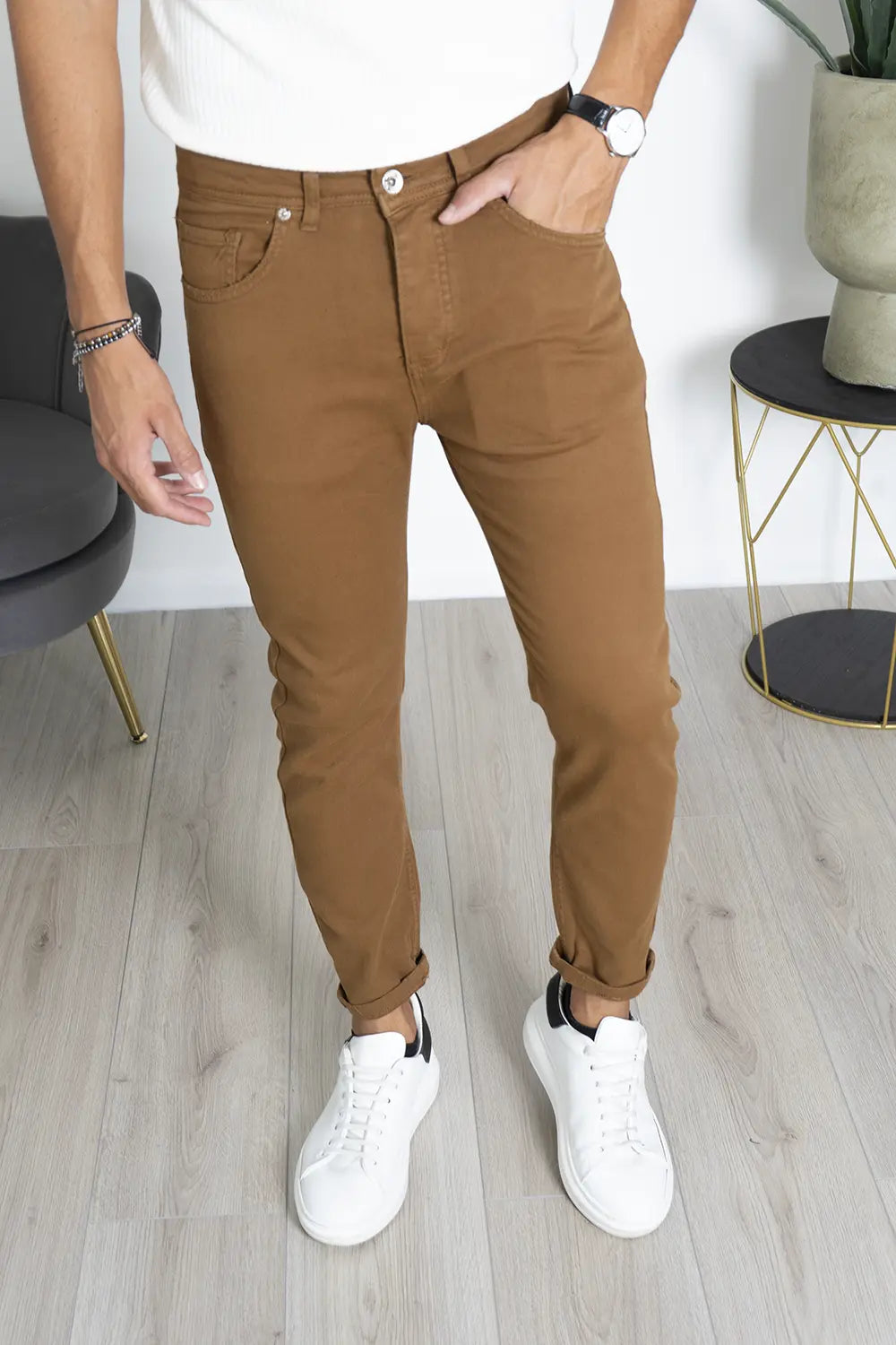 Pantaloni Jeans Slim Fit Casual Elasticizzato Art. Js470