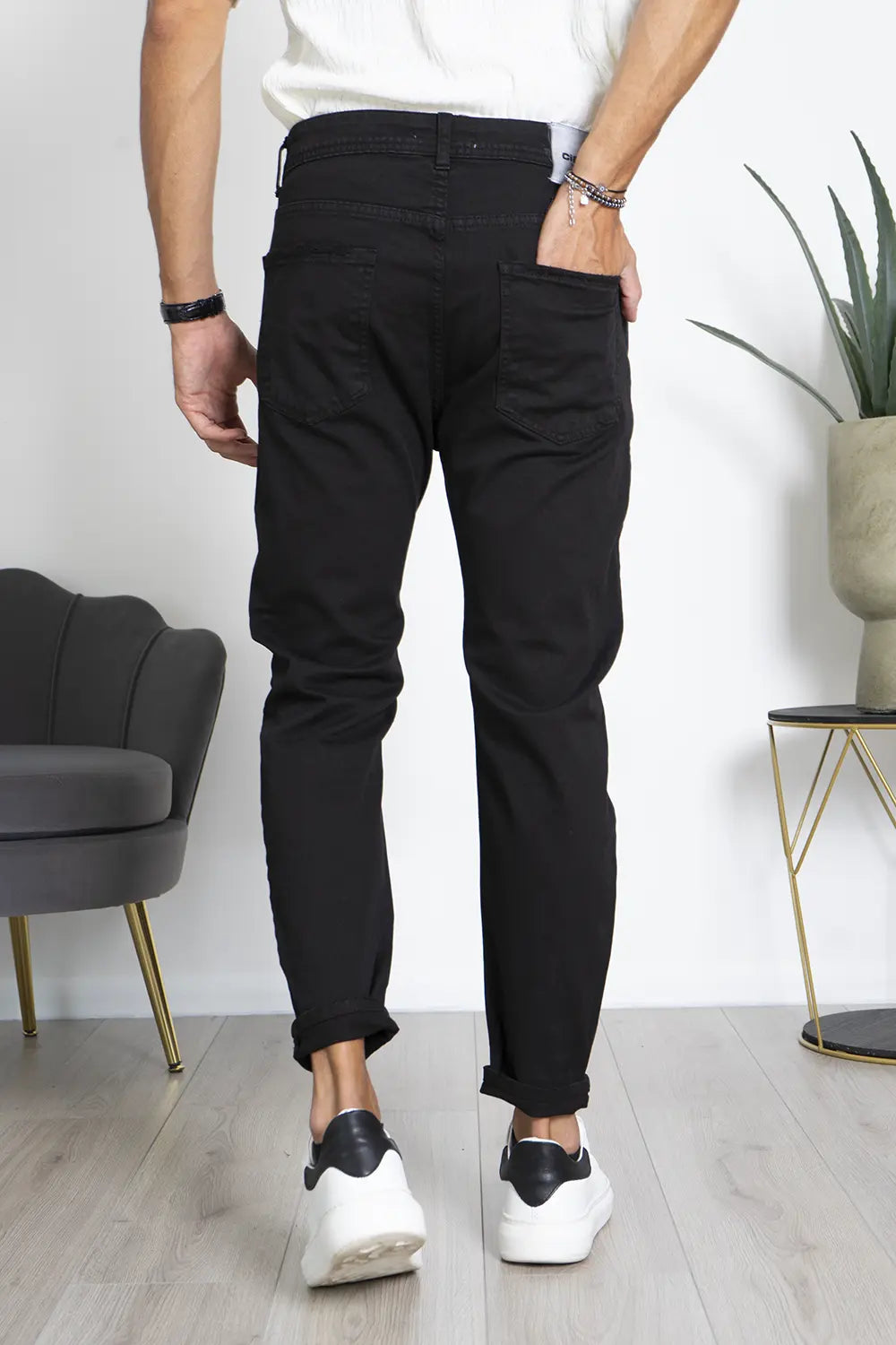 Pantaloni Jeans Slim Fit Casual Elasticizzato Art. Js470