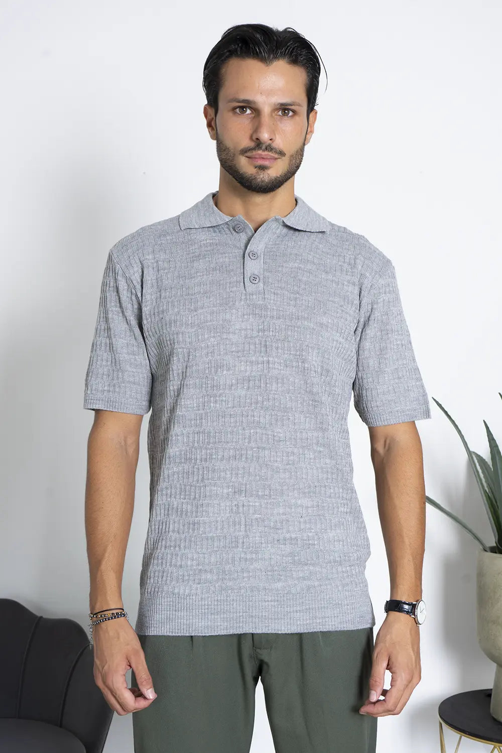 Polo Uomo In Maglia Casual Maniche Corte Art. Ts245