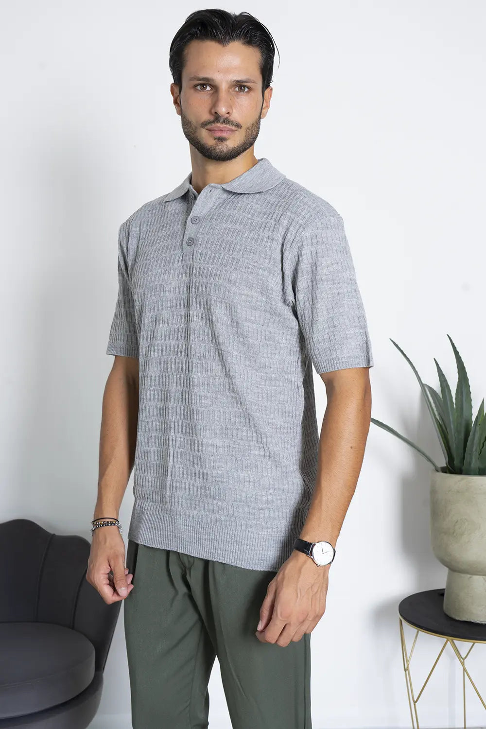 Polo Uomo In Maglia Casual Maniche Corte Art. Ts245