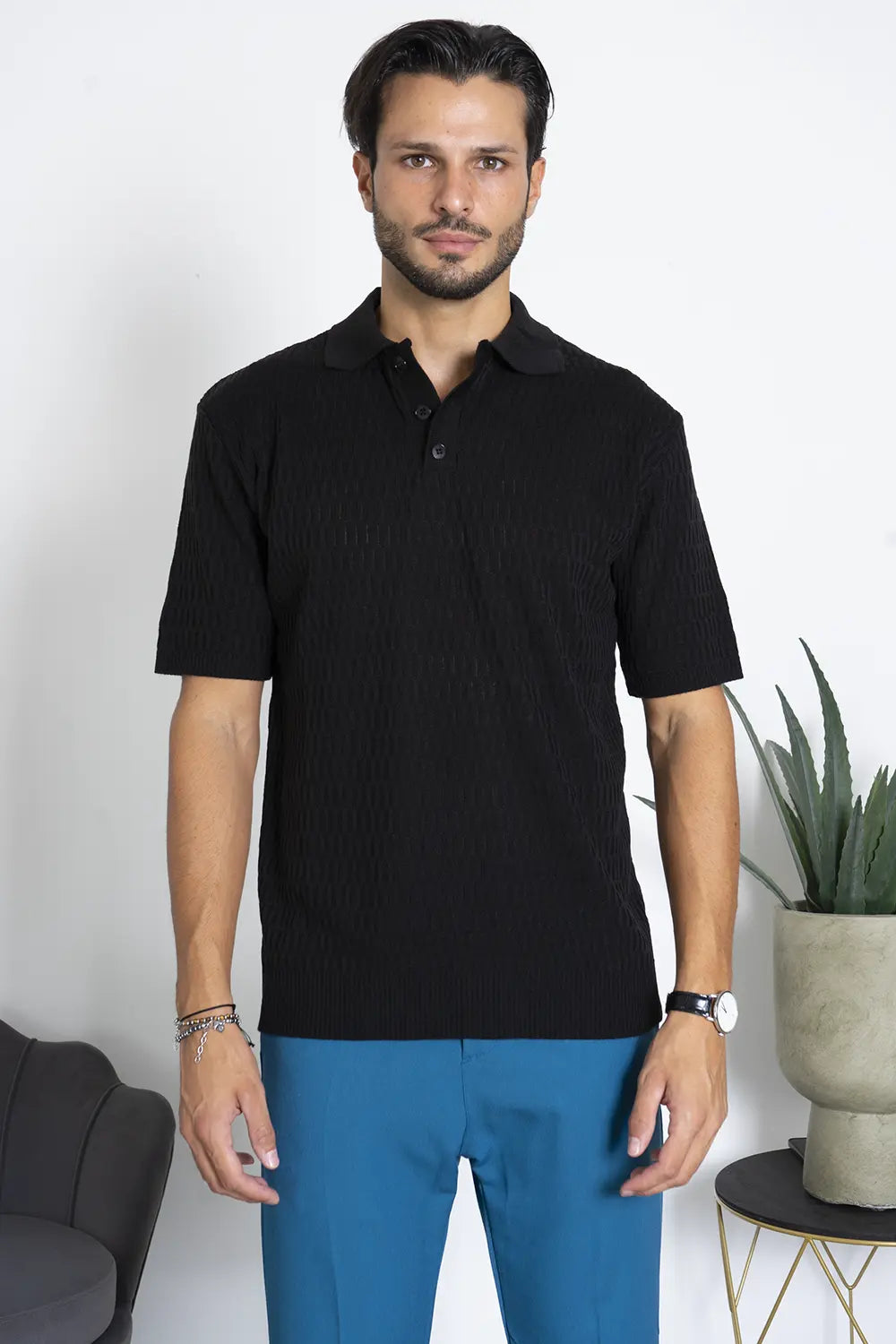 Polo Uomo In Maglia Casual Maniche Corte Art. Ts245