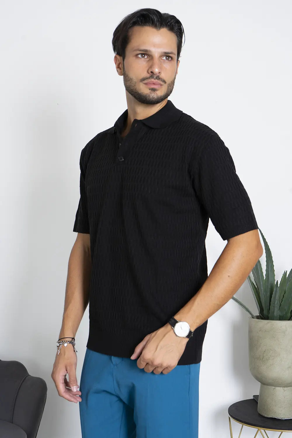 Polo Uomo In Maglia Casual Maniche Corte Art. Ts245