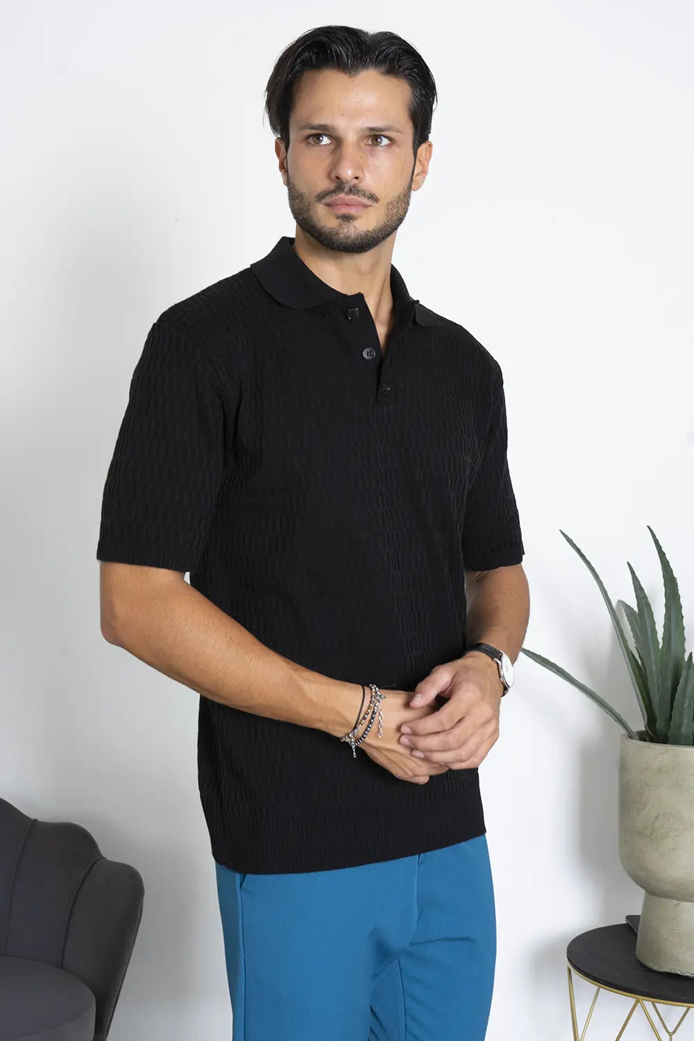 Polo Uomo In Maglia Casual Maniche Corte Art. Ts245