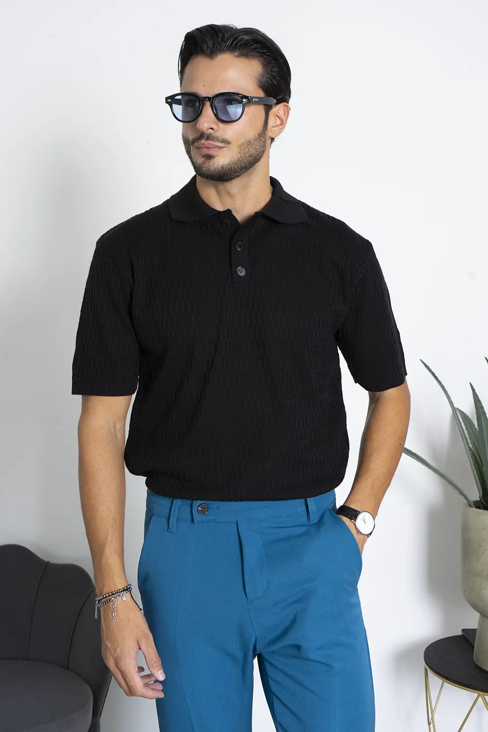 Polo Uomo In Maglia Casual Maniche Corte Art. Ts245