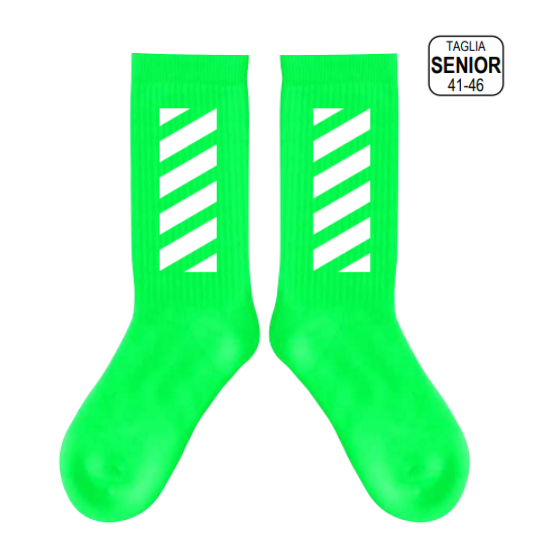 Calzini Uomo Strisce Fluo Art. Ac67