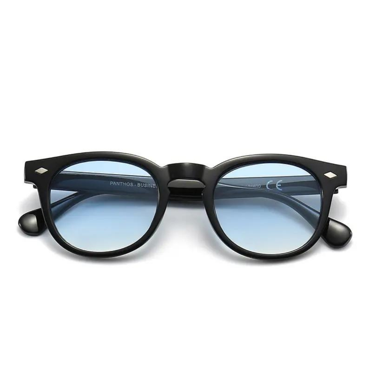 Capri Glasses / Black Blue Smoke 