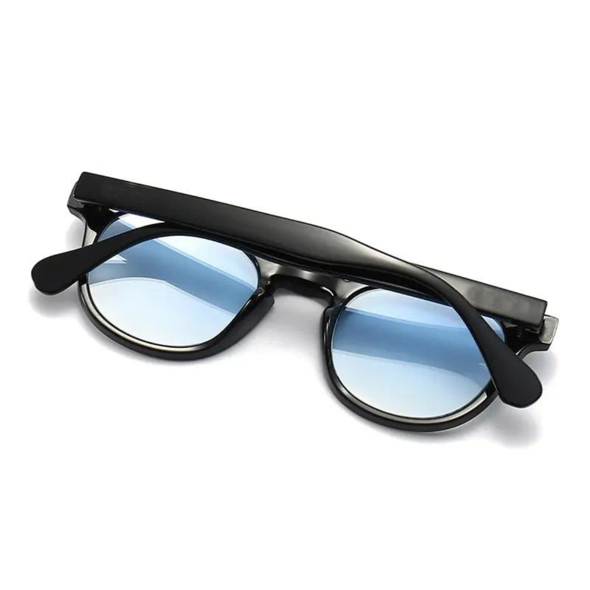 Capri Glasses / Black Blue Smoke 