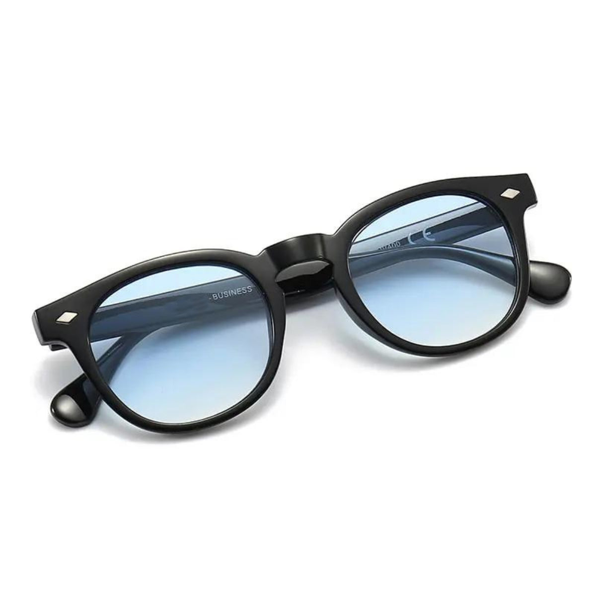 Capri Glasses / Black Blue Smoke 