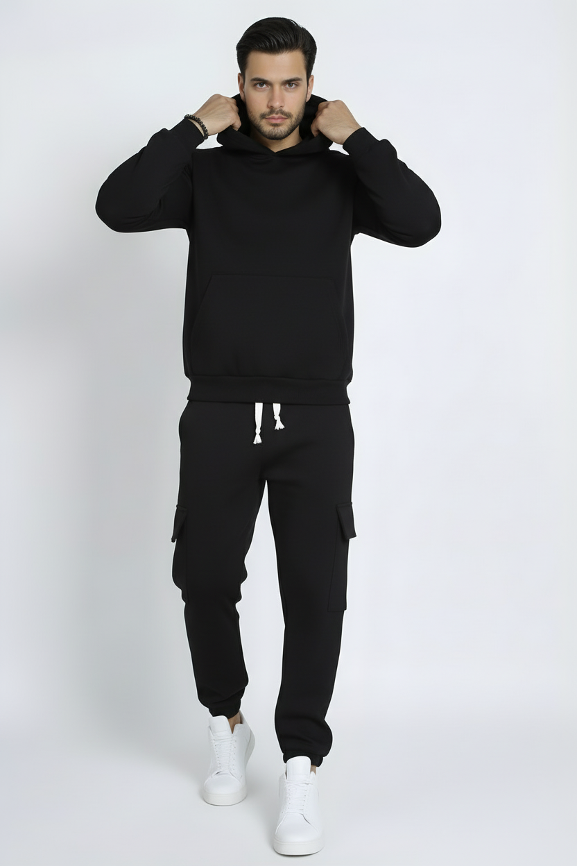 Tuta Cargo Felpata Completa Art. Tt114