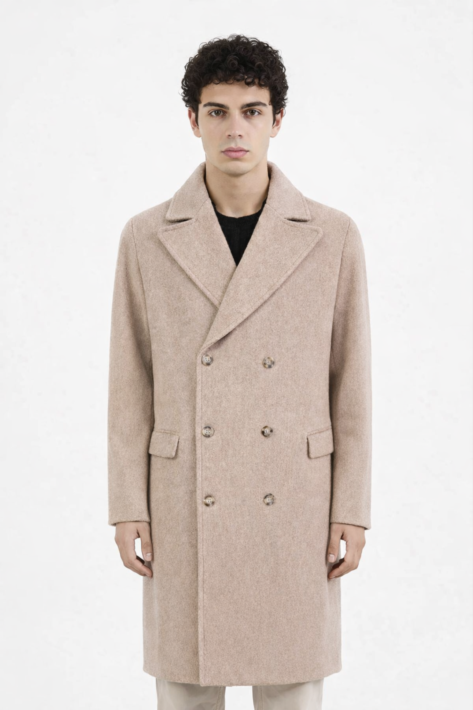 Cappotto Uomo Over Doppio Petto Lungo Art. Cp45