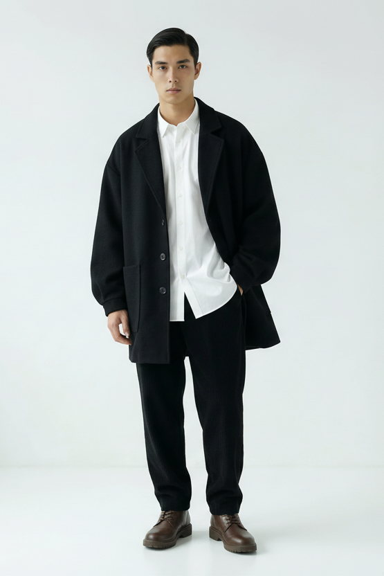 Cappotto Uomo Over Size Art. Cp44