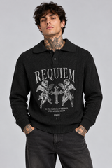 Polo ''Requiem'' Con Stampa Art. Mg194