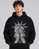 Felpa ''Liberty'' Con Stampa Art. JR-Fe03