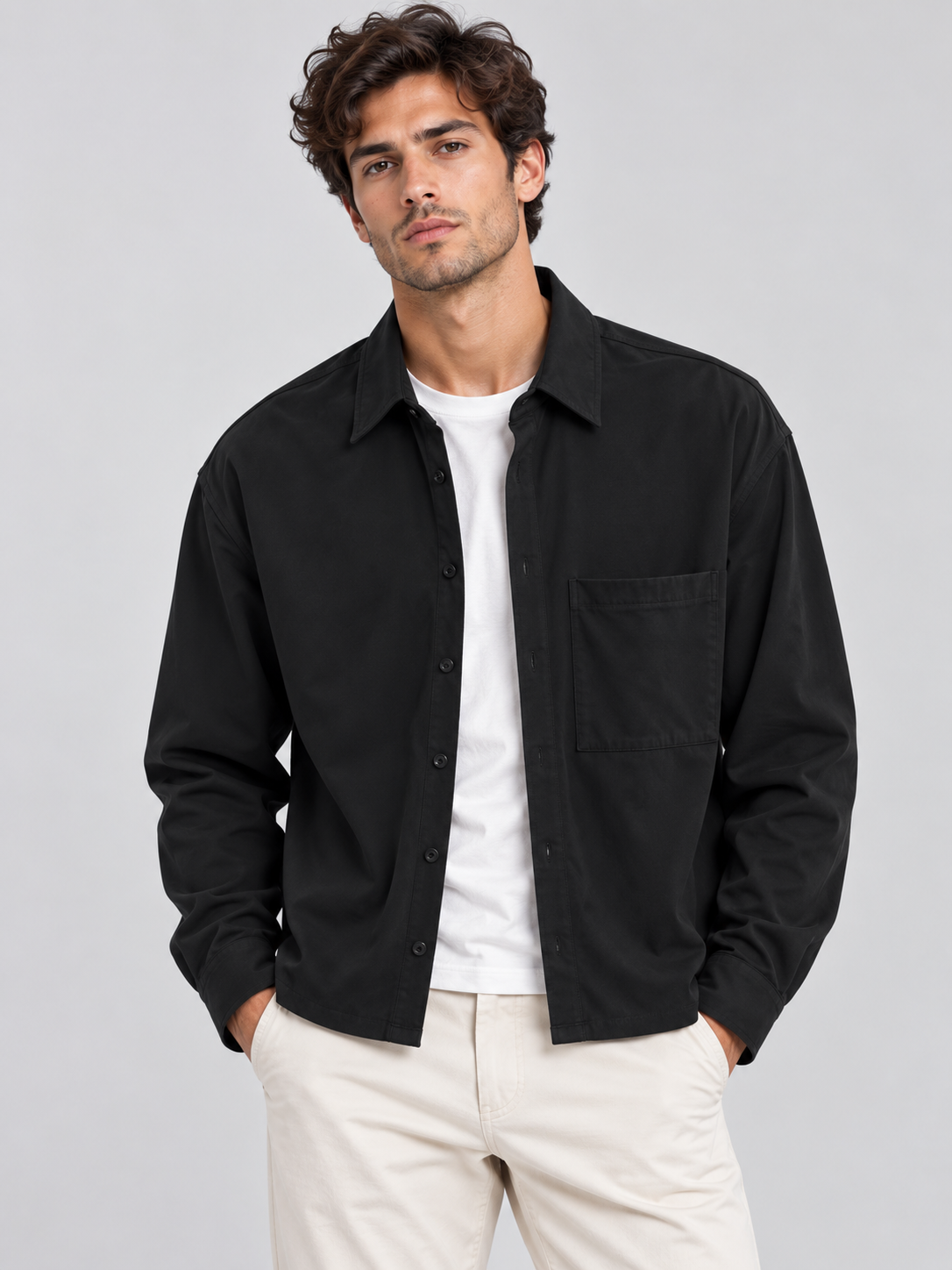 Camicia OverShirt Dainetto effetto Camoscio Art. Cm242