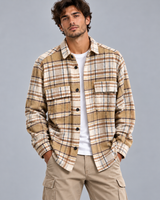 Giacca Camicione Over Flanella Scozzese Art. Cm119