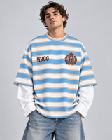 Loong Sleeve Bicolore a Fasce Con Manica Camicia Art. Ts330