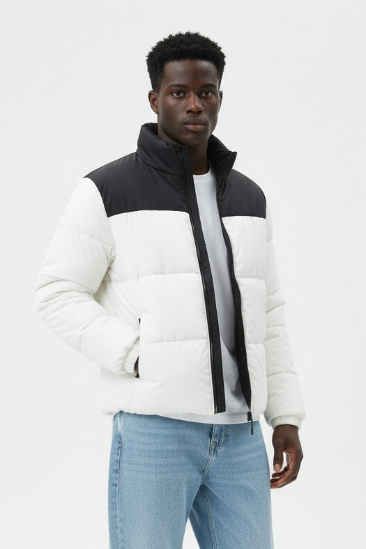 Giubbotto Uomo Bomber Bicolore Art. Gb126