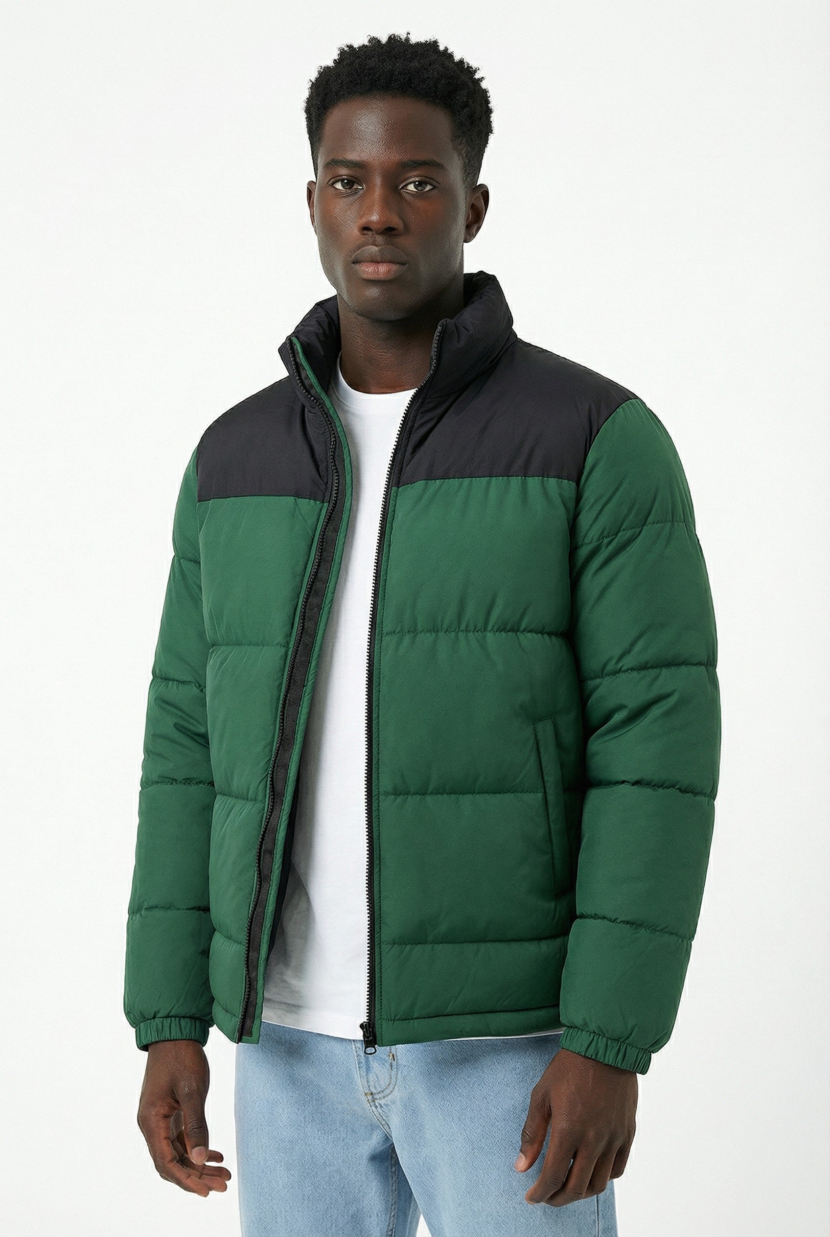 Giubbotto Uomo Bomber Bicolore Art. Gb126