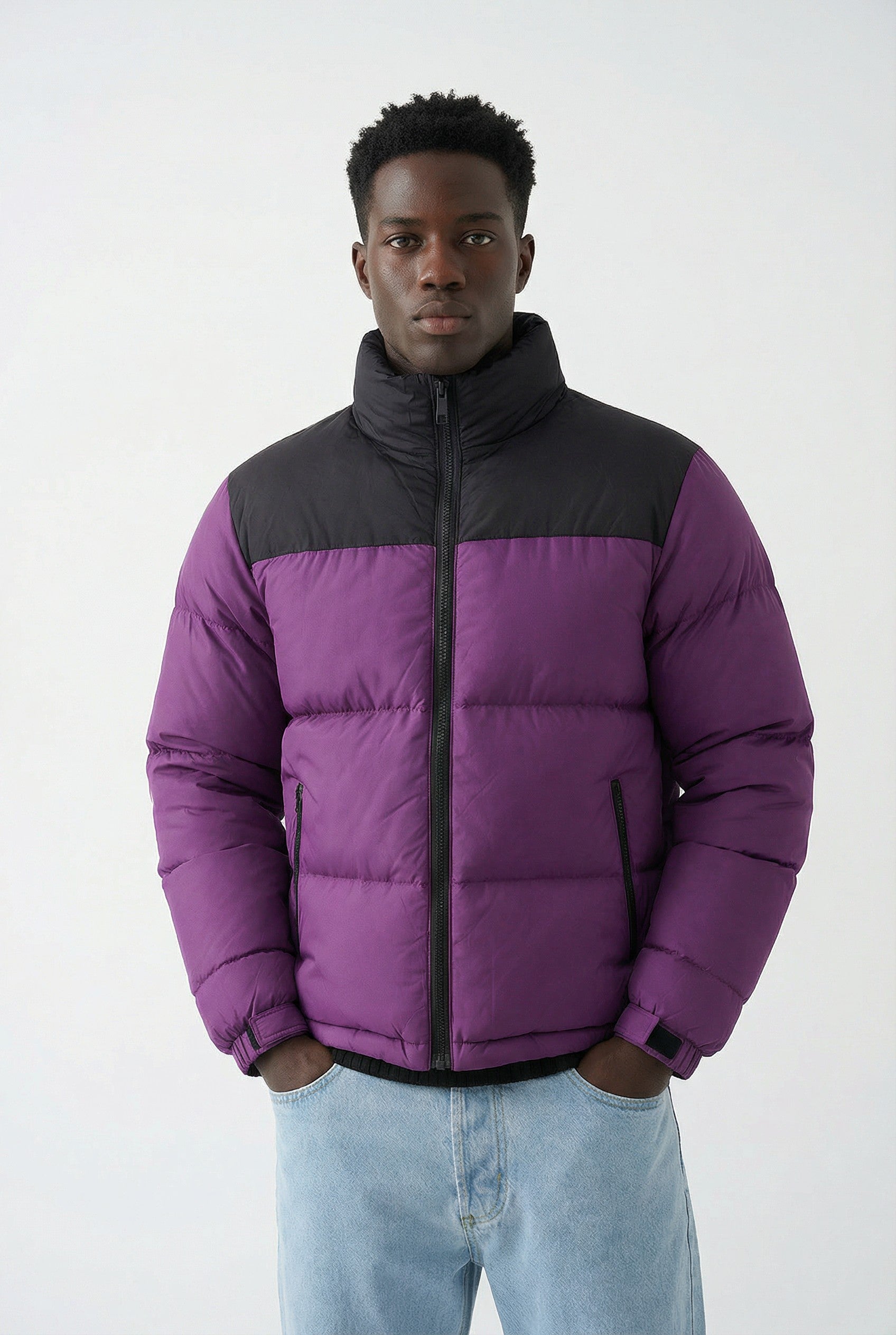 Giubbotto Uomo Bomber Bicolore Art. Gb126