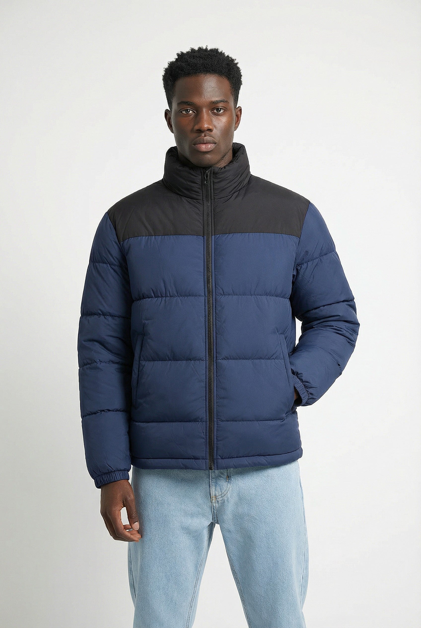 Giubbotto Uomo Bomber Bicolore Art. Gb126