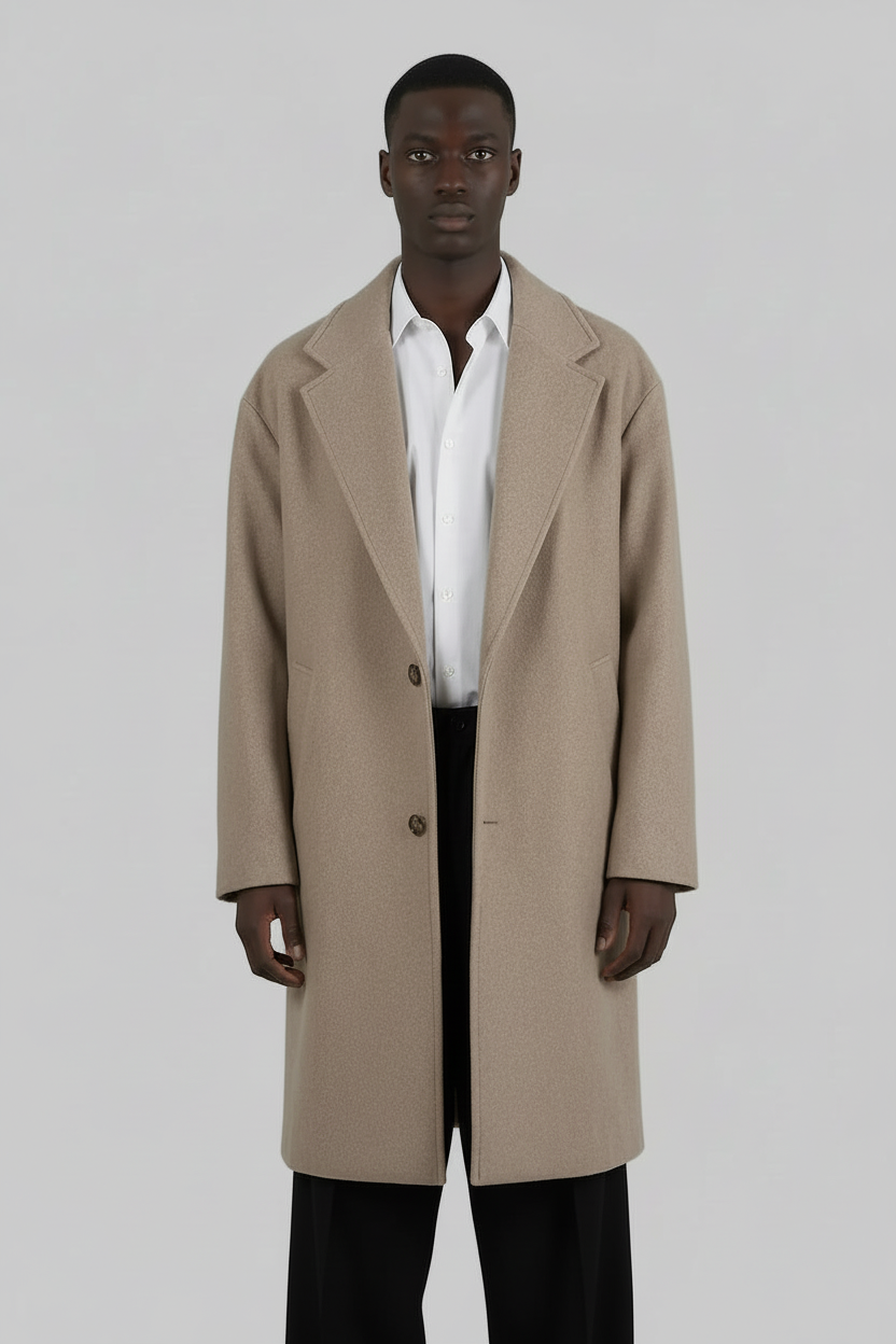 Cappotto Uomo Over Size Monopetto Art. Cp36