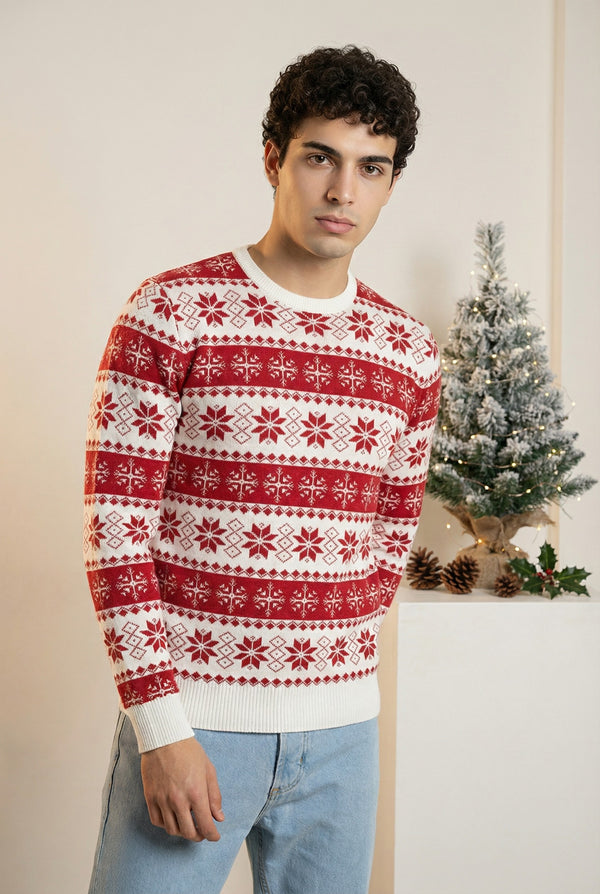 Maglioncino Uomo ''Christmas Time'' Girocollo Art. Mg128