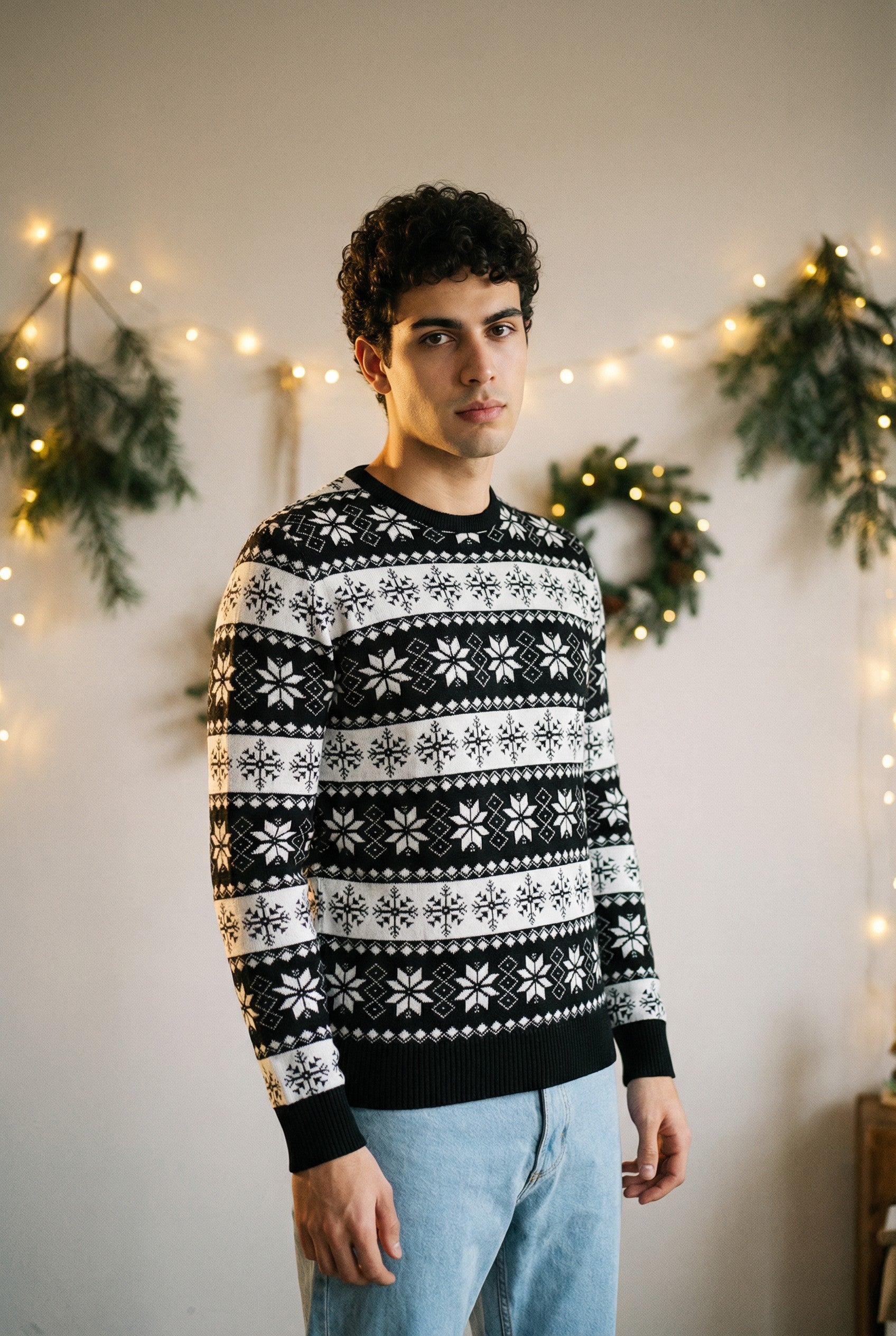 Maglioncino Uomo ''Christmas Time'' Girocollo Art. Mg128