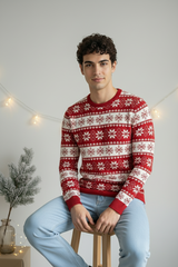 Maglioncino Uomo ''Christmas Time'' Girocollo Art. Mg128