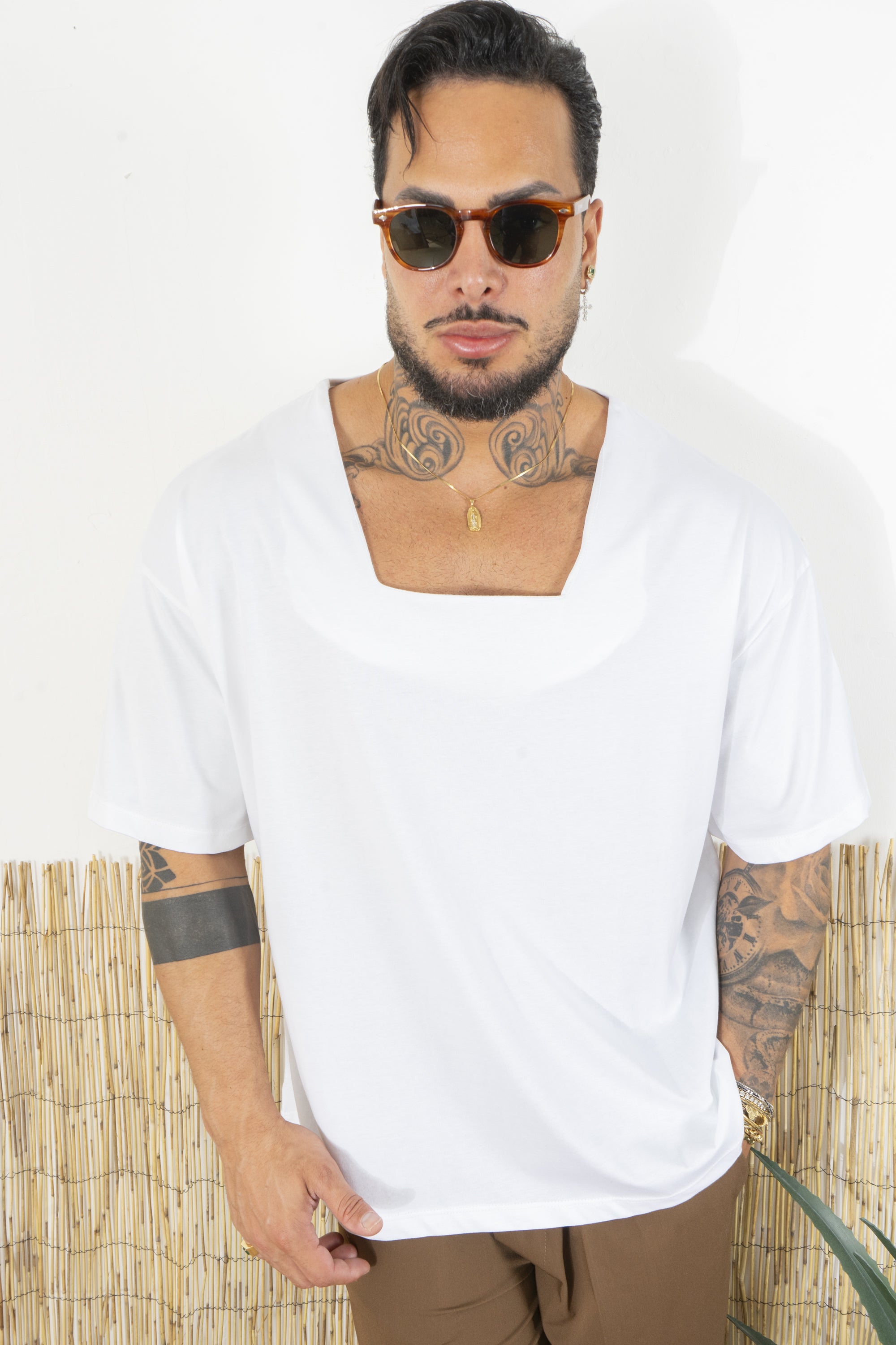 T-Shirt Uomo con Scollo Quadrato  Art. Ts265