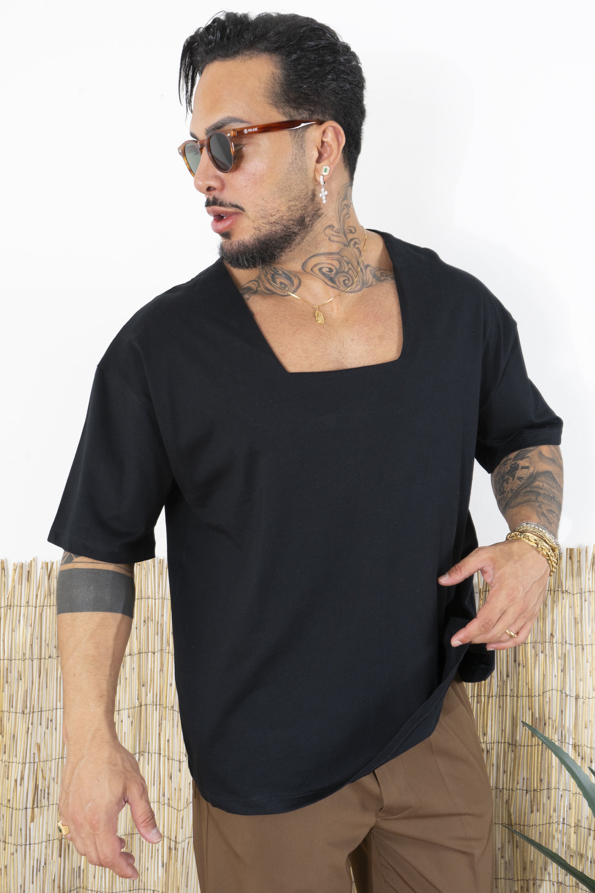 T-Shirt Uomo con Scollo Quadrato Art. Ts265