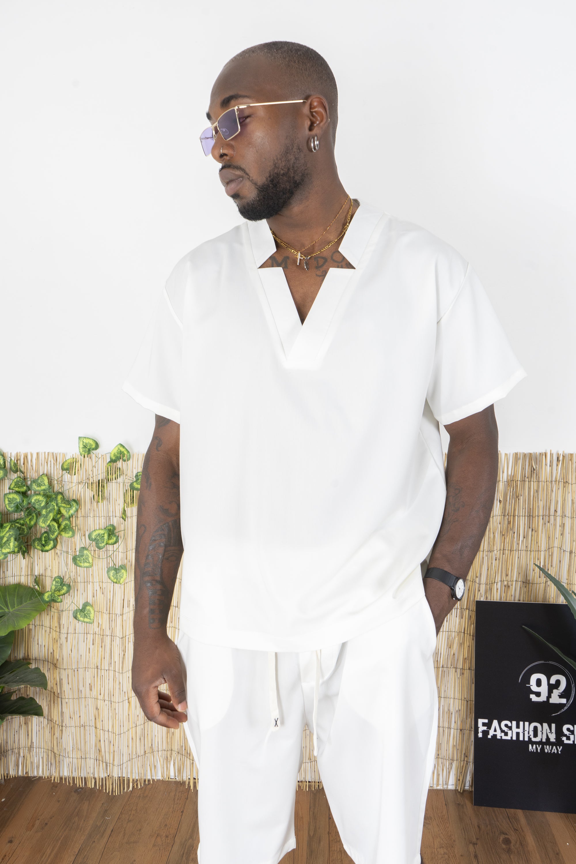 T-shirt Uomo con Scollo a V Art. Ts268