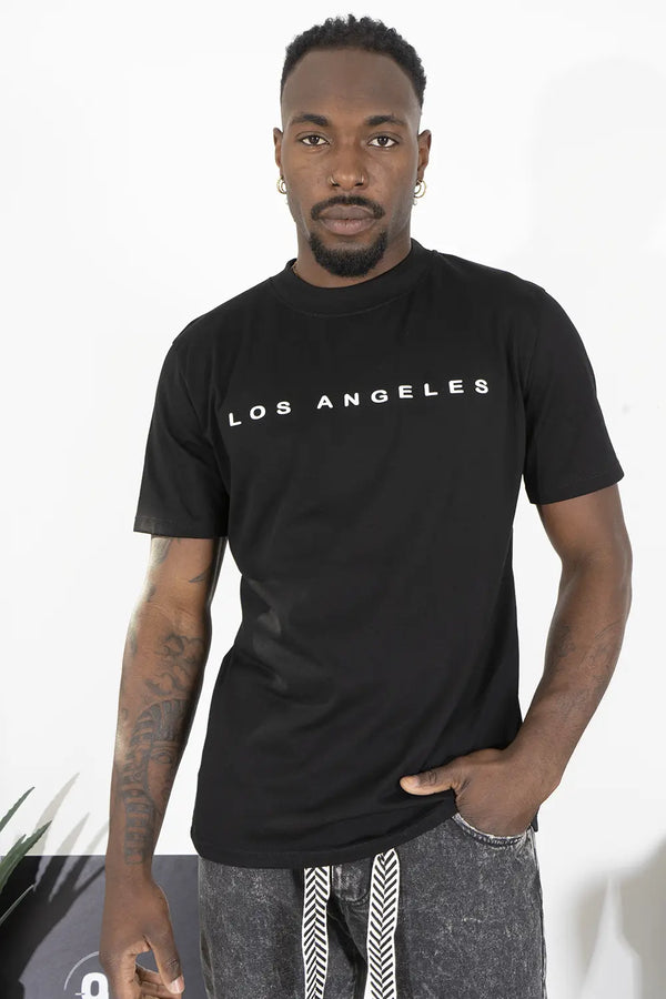 T-shirt Los Angeles Con stampa Gommata Art. Ts253