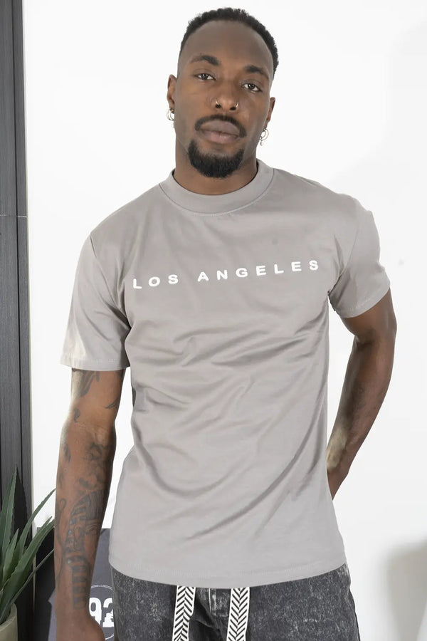 T-shirt Los Angeles Con stampa Gommata Art. Ts253