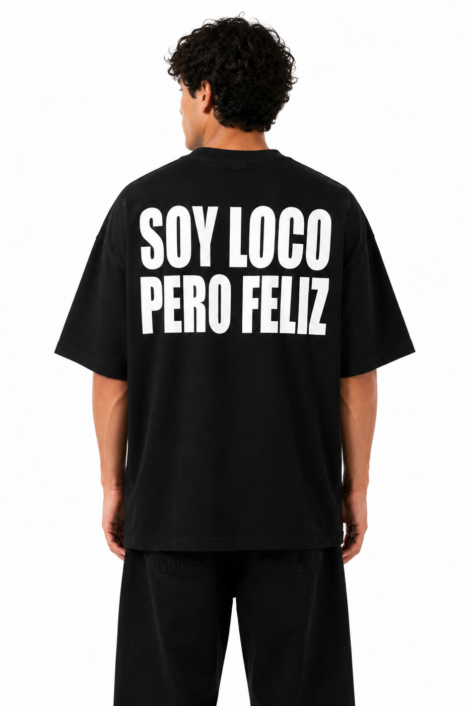 T-Shirt Con Stampa Retro '' Soy Loco '' Art. Ts285