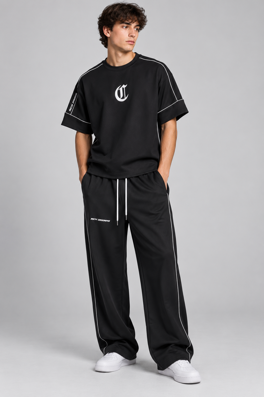 Coordinato Tuta '' Rich '' Baggy Fit Art. Cd141