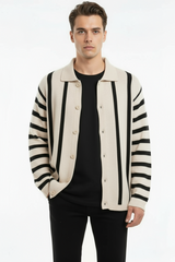 Cardigan Uomo a Righe Verticali Art. Mg180