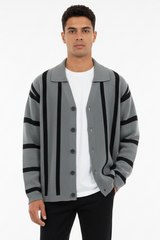 Cardigan Uomo a Righe Verticali Art. Mg180