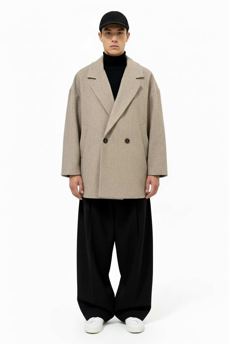 Cappotto Uomo Doppiopetto Oversize Art. Cp40