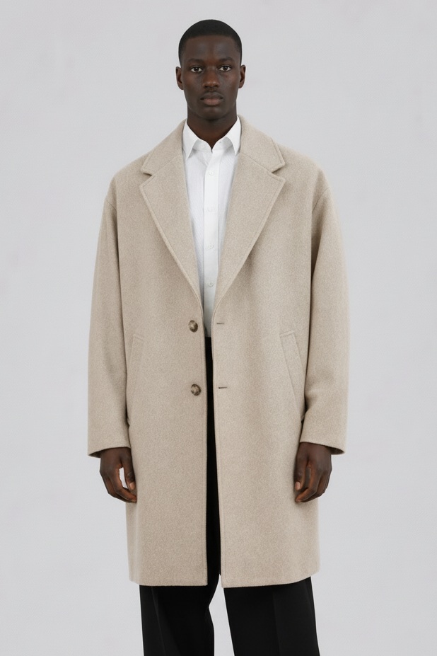 Cappotto Uomo Over Size Monopetto Art. Cp36