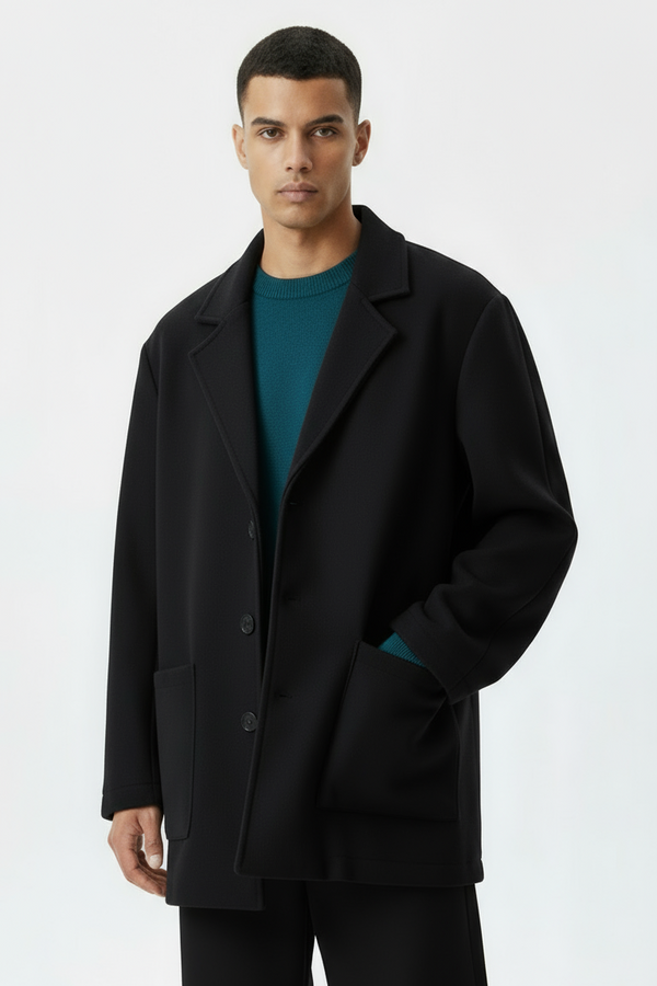 Cappotto Uomo Oversize a Tre Bottoni Art. Cp39