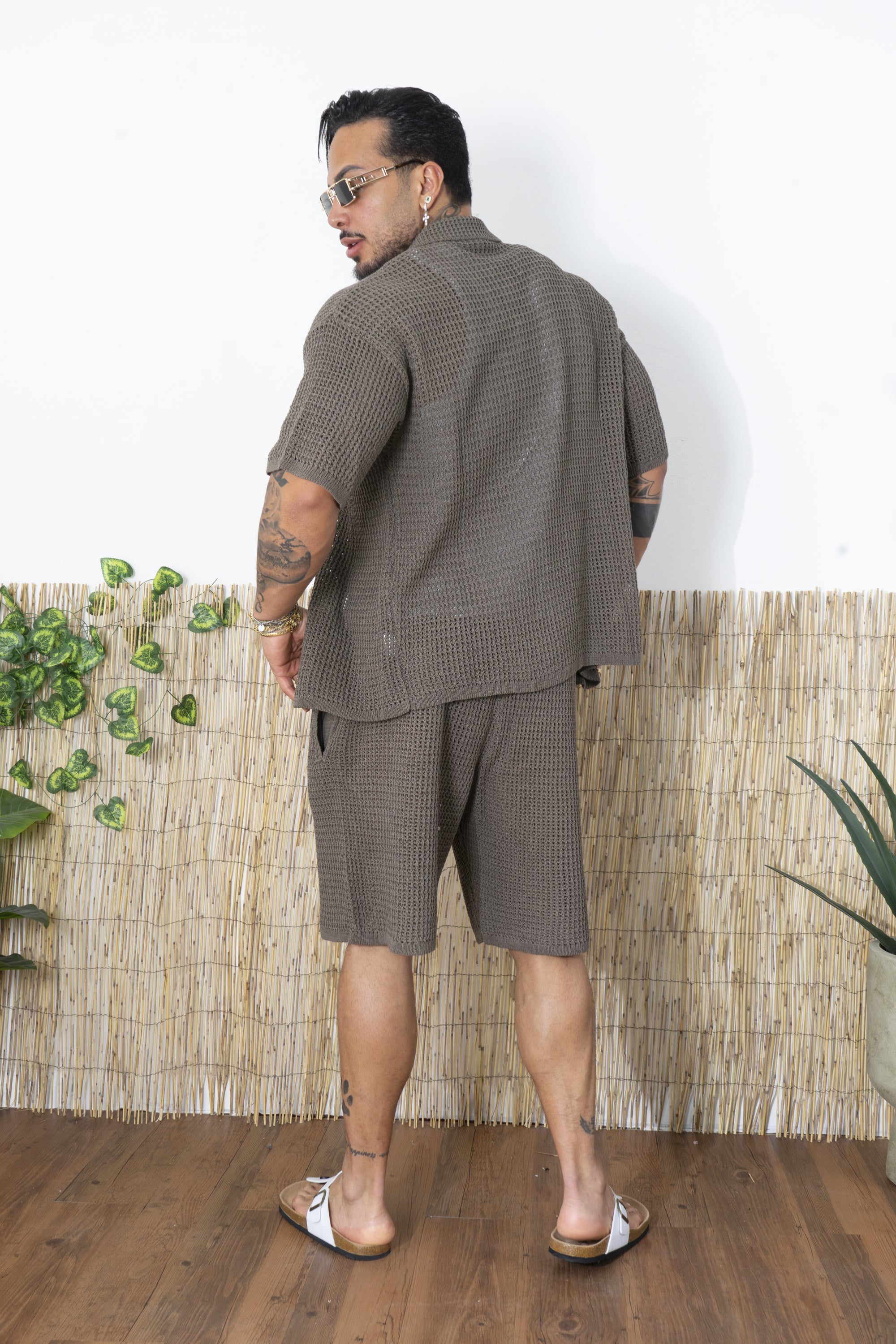 Coordinato Crochet In maglia Traforata Art. Cd102