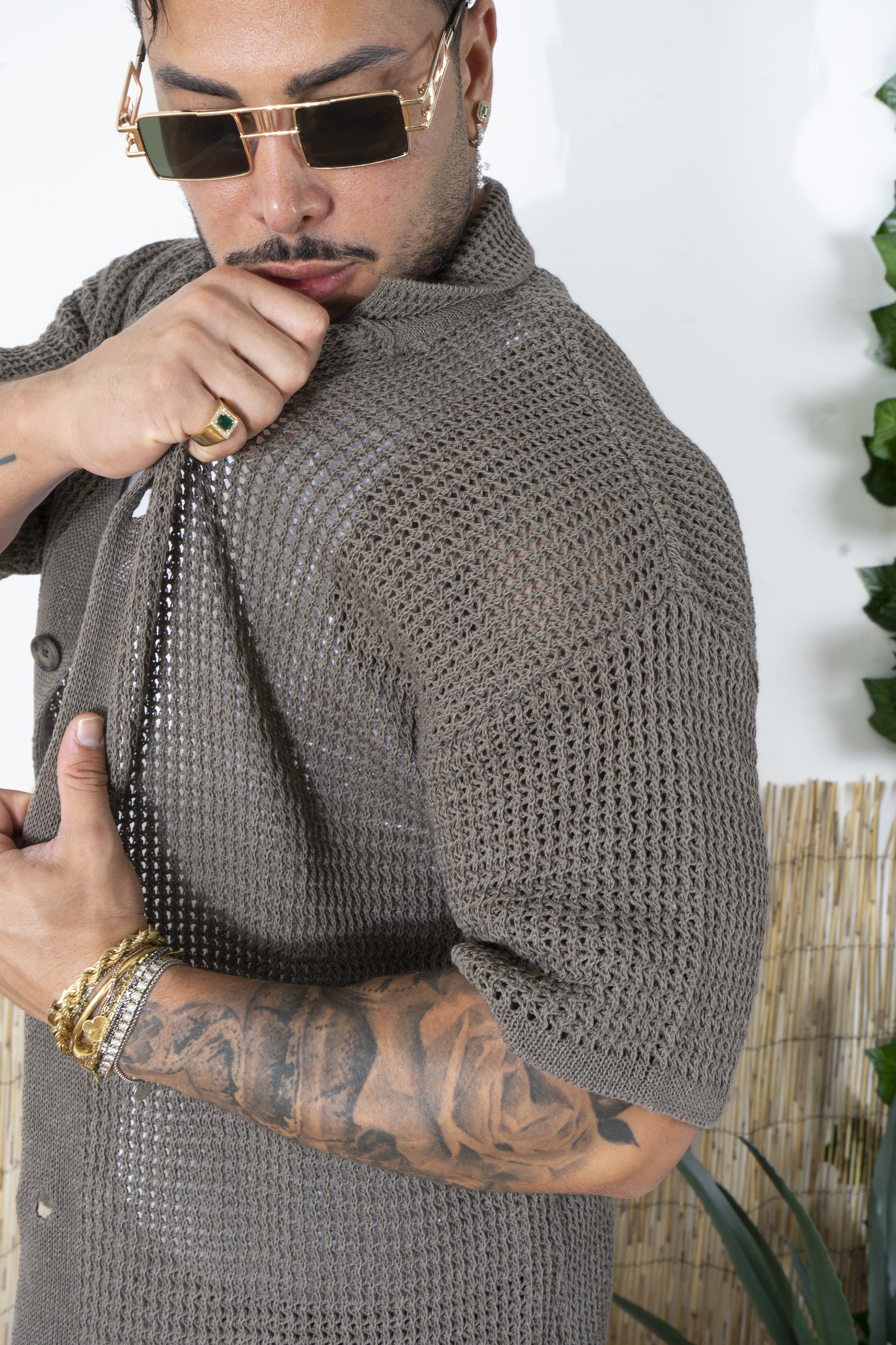 Coordinato Crochet In maglia Traforata Art. Cd102